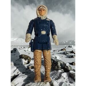 Vintage 1980 Kenner Star Wars Han Solo Hoth Battle Gear Action Figure Hong Kong